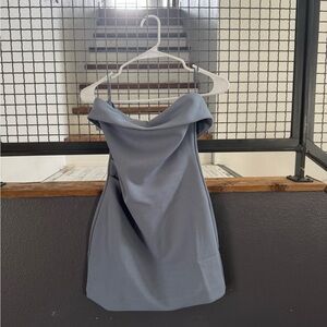 Babaton Blue Mini Dress